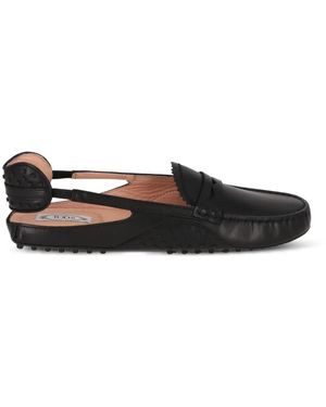 Tod's Slingback Gommino Loafers - White
