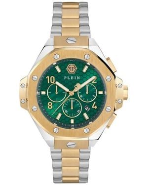 Philipp Plein Chrono Royal 46Mm Watch - Green