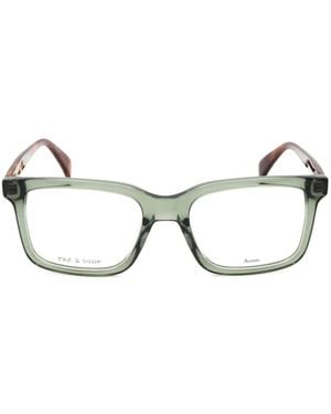 Rag & Bone Square-Frame Glasses - Natural