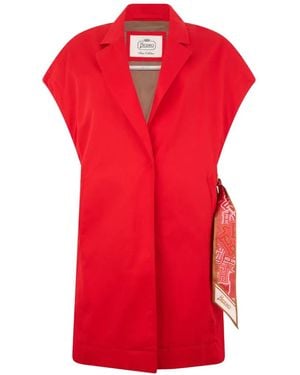 Herno Sleeveless Blazer - Red