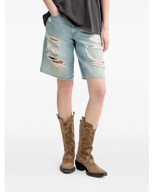 Levi's Pantalones Vaqueros Cortos Middy - Azul