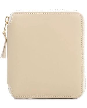 Comme des Garçons Zip-Around Leather Wallet - Natural