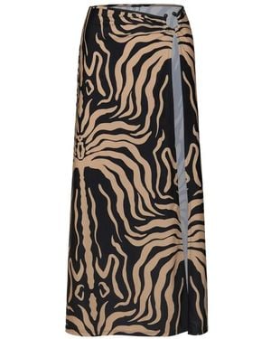 Johanna Ortiz Nuevo Destino Midi Skirt - White