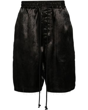 Song For The Mute Elasticated Shorts - Black