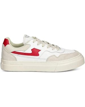 Stepney Workers Club Pearl S-Strike Paneled Sneakers - White