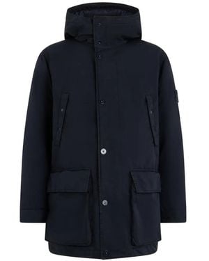 Stone Island Parka Acolchada Corta David-Tc S.I. Ghost - Azul