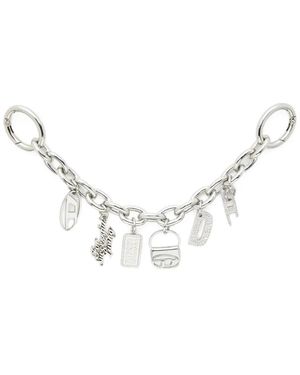 DIESEL Charms Chain-D S Keyring - Natural
