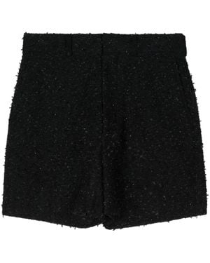 Junya Watanabe Tweed-Shorts - Schwarz