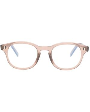 Lgr Fez Bold Brille Mit Rundem Gestell - Natur