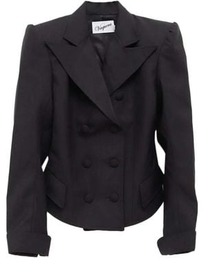 VAQUERA Double-Breasted Blazer - Blue