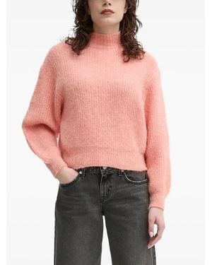 American Vintage バルーンスリーブ セーター - レッド