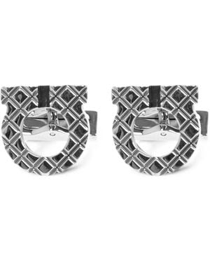 Ferragamo Gancini Cufflinks - White