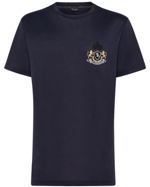 Billionaire Logo Patch T-Shirt - Blue