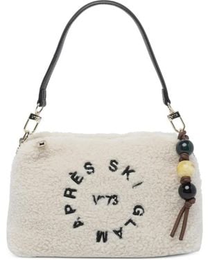 V73 Ski Glam Shoulder Bag - White