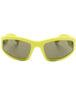Moschino Eyewear Pilot-Frame Sunglasses - Yellow