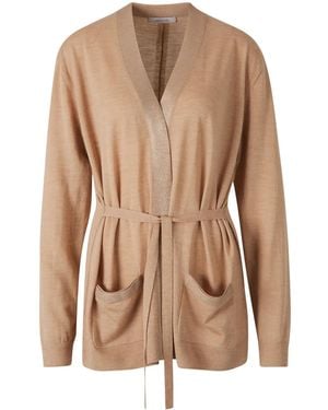 Dorothee Schumacher Cardigan Lamé - Marrone