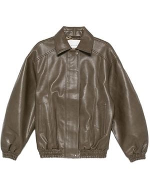 Frankie Shop Giacca Con Zip - Verde