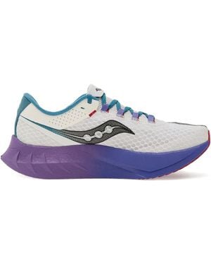 Saucony Endorphin Pro 4 Mesh-panelled Speedroll Performance Sneakers - パープル