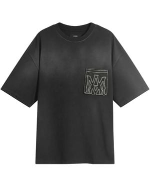 Amiri Ma Outline Pocket T-Shirt - Black