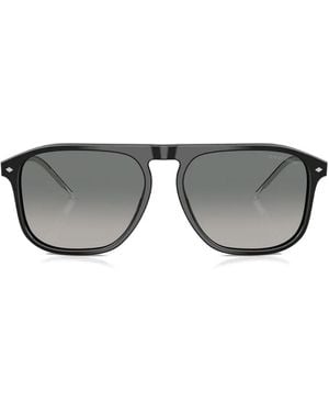 Giorgio Armani Square-Frame Sunglasses - Grey