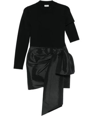 Jonathan Simkhai Tedda Bow-Detail Mini Dress - Black