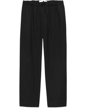 New Amsterdam Drawstring Track Trousers - Black