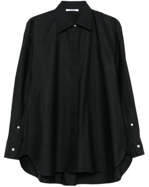 Givenchy Cocoon Long-Sleeve Button-Down Shirt - Black