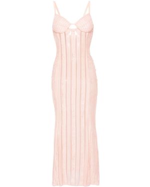 Charo Ruiz Yayay Maxikleid Aus Spitze - Pink