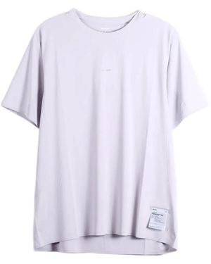 Satisfy Auralite Uv Logo-Print T-Shirt - Purple