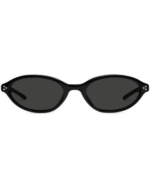 Gentle Monster La Cha 01 Oval-Frame Sunglasses - Black