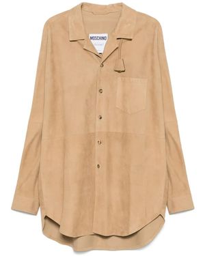 Moschino Suede Jacket - Natural
