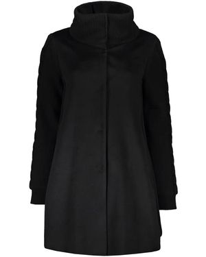 Herno Cappotto Con Design Imbottito - Nero
