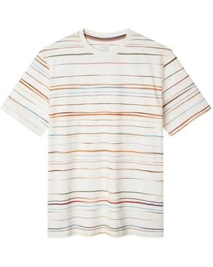 Paul Smith T-Shirt Met Ronde Hals - Wit