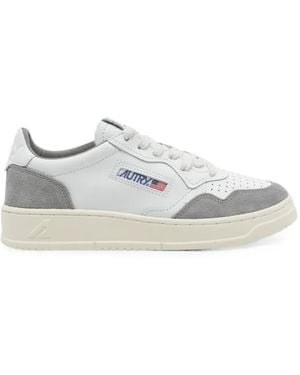 Autry Medalist Leather Sneakers - White