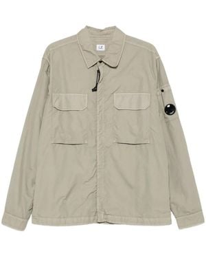 C.P. Company Pocket-Detail Lens Jacket - Natural