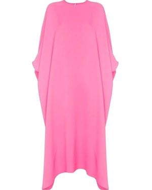 Valentino Garavani Cape-Style Shift Dress - Pink