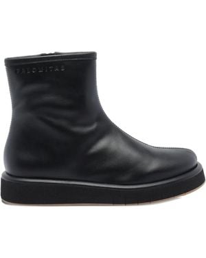 Paloma Barceló Alison Platform Zip Boots - Black
