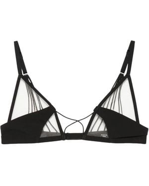 Rick Owens X Livy Raw District Triangel-Bh Aus Spitze - Schwarz