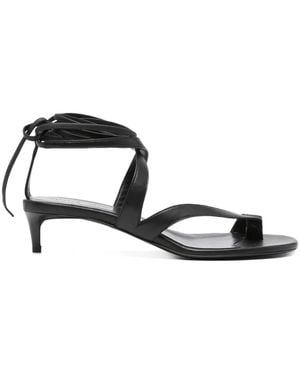 KHAITE 50Mm Aimee Sandals - Black
