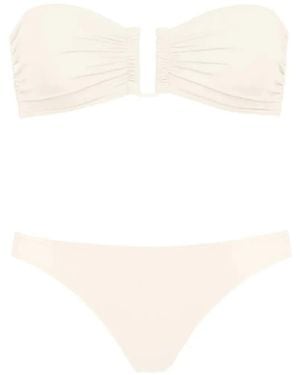 Eres Show Fripon Bandeau Bikini Set - White