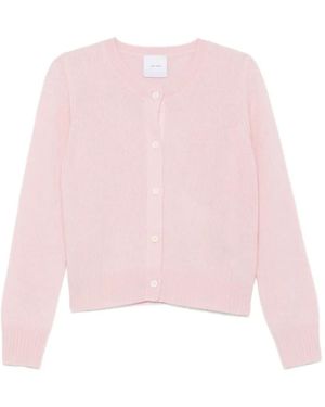IVORY PARIS Lucy Cardigan Mit Knöpfen - Pink