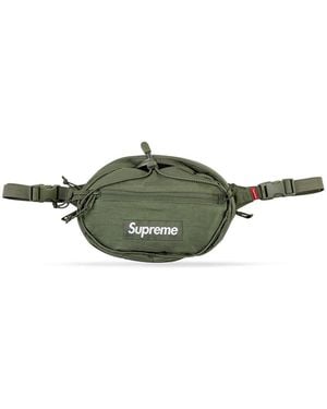 Supreme Riñonera Con Logo - Verde