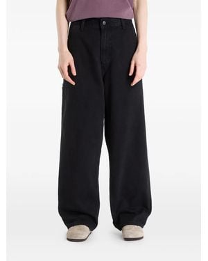 Carhartt Brandon Single Knee Wide-Leg Jeans - Black