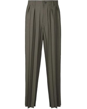Homme Plissé Issey Miyake Pleated Trousers - Grey