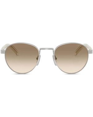 Prada Round-Frame Sunglasses - Natural