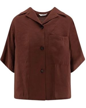 Hevò Novoli Short-Sleeve Shirt - Brown