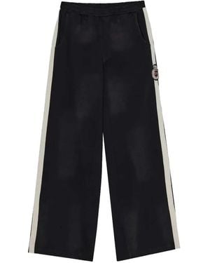 424 Logo-Patch Side-Stripe Track Trousers - Blue