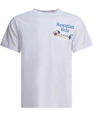 Sun Surf Graphic-Print T-Shirt - White
