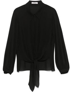 Dorothee Schumacher Sheer Twist I ブラウス - ブラック