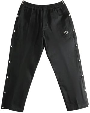 Bode Buttoned Pants - Black
